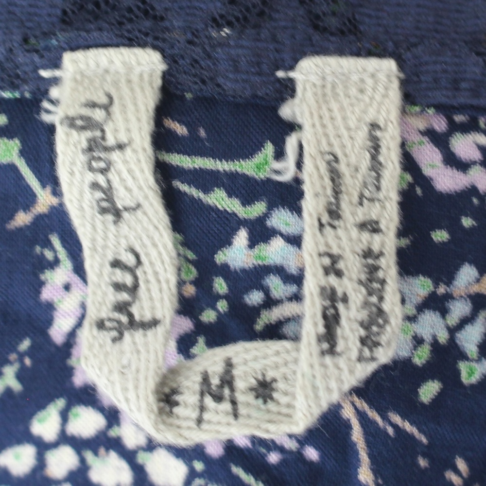 Free People Shift Dress w Lace Neckline - Picture 5 of 5